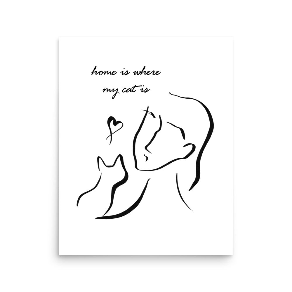 cat quote art