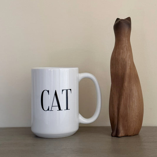 cat lady coffee mug